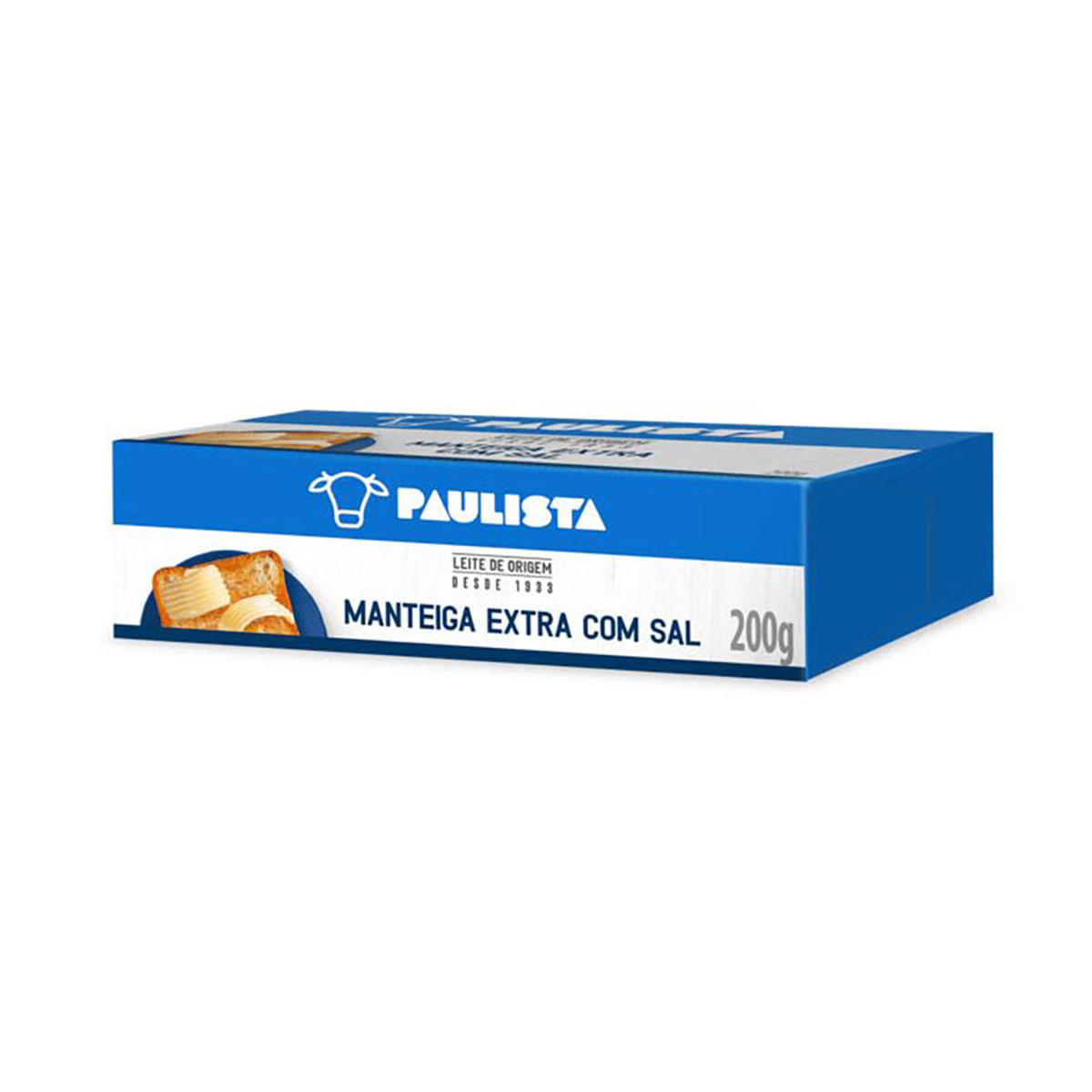 Encontraproduto.com.br - Manteiga Paulista Com sal Tablete com 200g