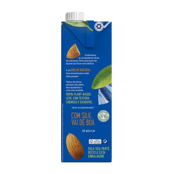 Encontraproduto.com.br - Silk amêndoa sem açúcar 1L - Danone