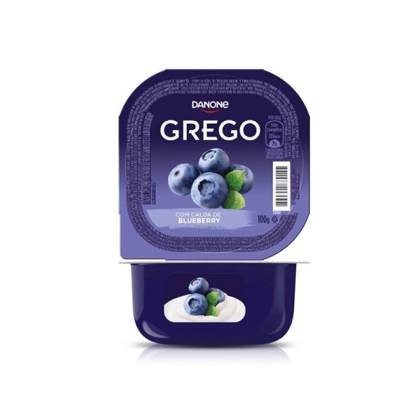 Encontraproduto.com.br - Iogurte Integral Grego Calda Blueberry Danone Pote 100g