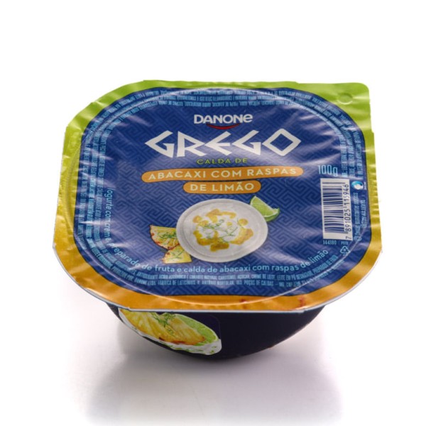 Encontraproduto.com.br - Iogurte Integral Grego Calda Abacaxi com Raspas de Limão Danone Pote 100g