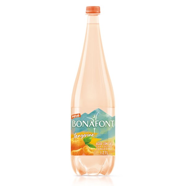 Encontraproduto.com.br - Agua Min Bonafont C Gas Tangerina 1,27l
