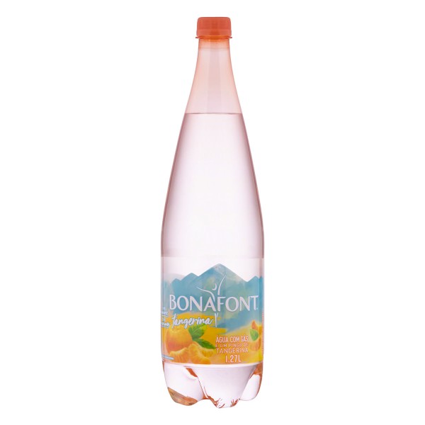 Encontraproduto.com.br - Agua Min Bonafont C Gas Tangerina 1,27l