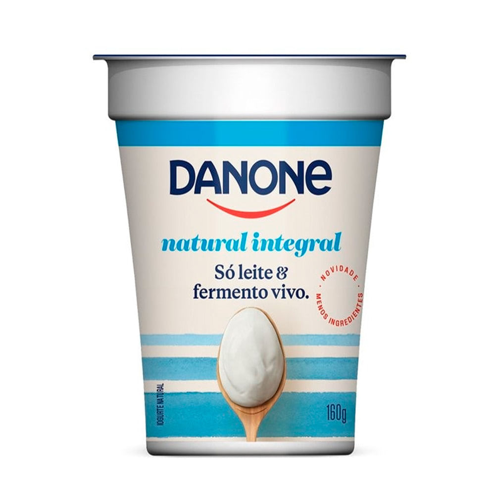 Encontraproduto.com.br - Iogurte Natural Danone Integral Copo com 160g