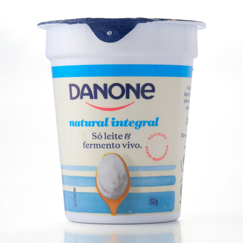 Encontraproduto.com.br - Iogurte Natural Danone Integral Copo com 160g