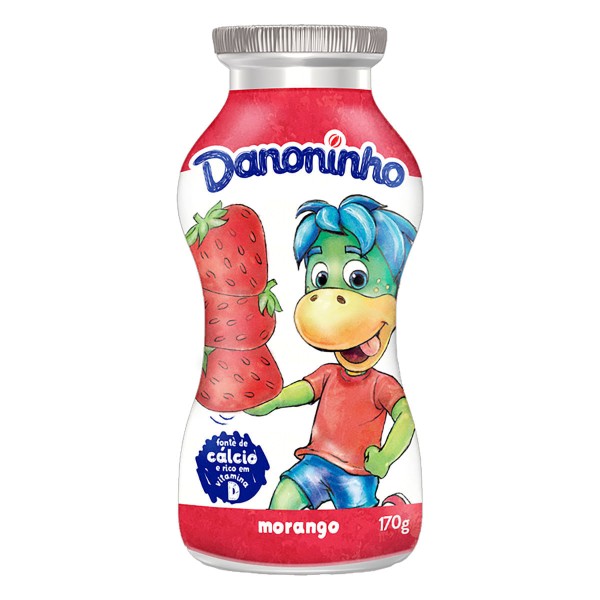 Encontraproduto.com.br - Iogurte Semi Desnatado Danoninho Morango 170 g
