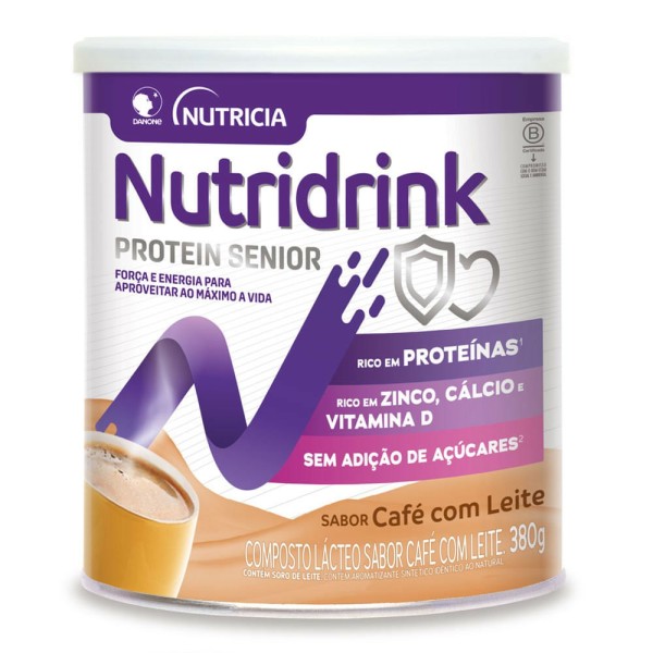 Encontraproduto.com.br - Suplemento Nutridrink Protein Senior Cafe Com Leite 380g