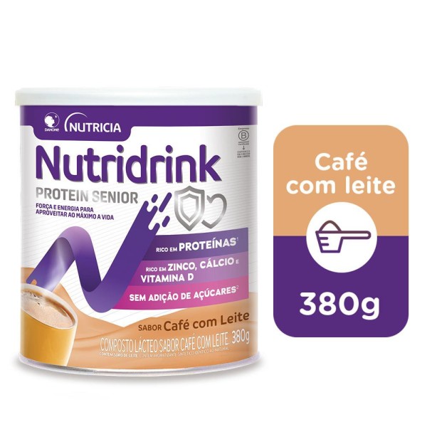 Encontraproduto.com.br - Suplemento Nutridrink Protein Senior Cafe Com Leite 380g