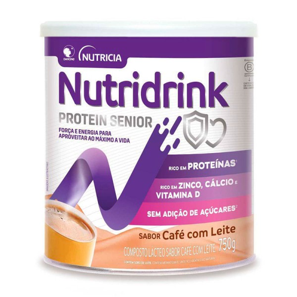 Encontraproduto.com.br - Suplemento Nutridrink Protein Senior Cafe Com Leite 750g