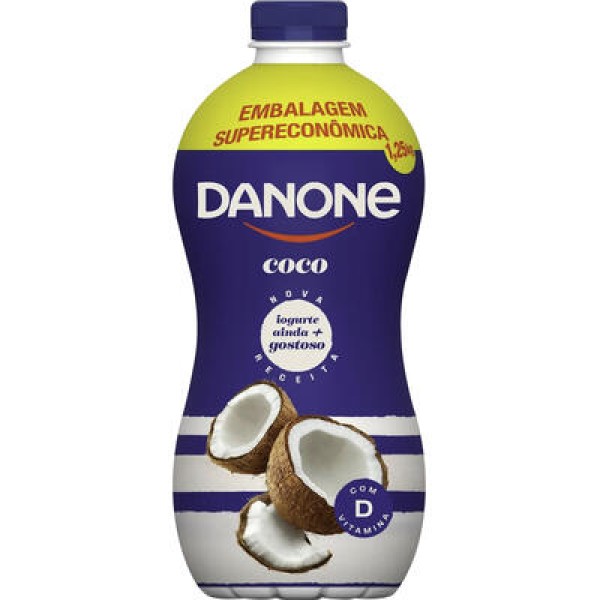 Encontraproduto.com.br - Iogurte Parcialmente Desnatado Danone Coco Garrafa 1.25kg EmbalagemSupereconômica