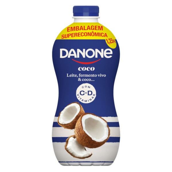 Encontraproduto.com.br - Iogurte Parcialmente Desnatado Danone Coco Garrafa 1.25kg EmbalagemSupereconômica