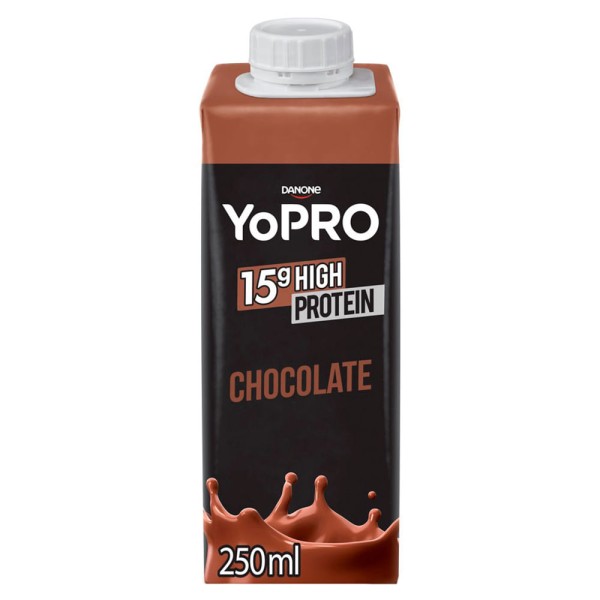 Encontraproduto.com.br - Bebida Láctea  Whey Yopro 15g De Proteína  Chocolate 12 Unidades 250ml