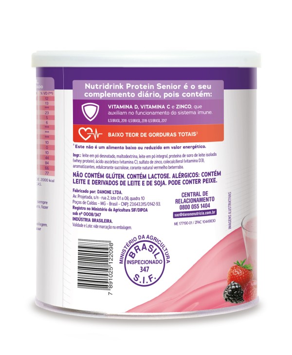 Encontraproduto.com.br - Nutridrink Protein Senior Pó Frutas vermelhas 380g