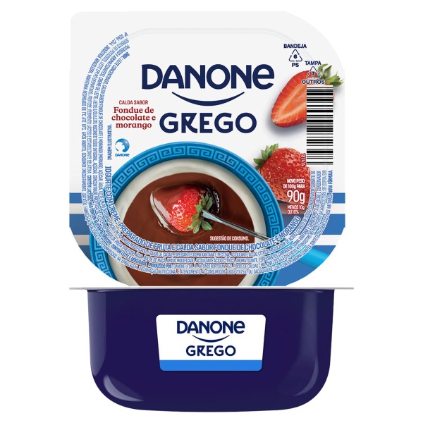 Encontraproduto.com.br - Iogurte Grego Danone Chocolate e Morango Pote 90g