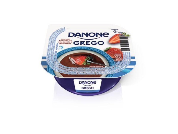 Encontraproduto.com.br - Iogurte Grego Danone Chocolate e Morango Pote 90g
