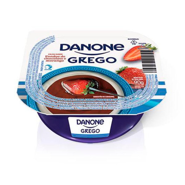 Encontraproduto.com.br - Iogurte Grego Danone Chocolate e Morango Pote 90g