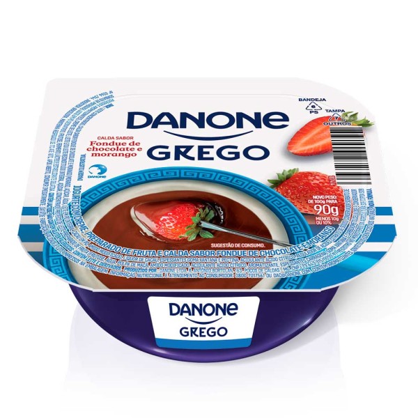 Encontraproduto.com.br - Iogurte Grego Danone Chocolate e Morango Pote 90g