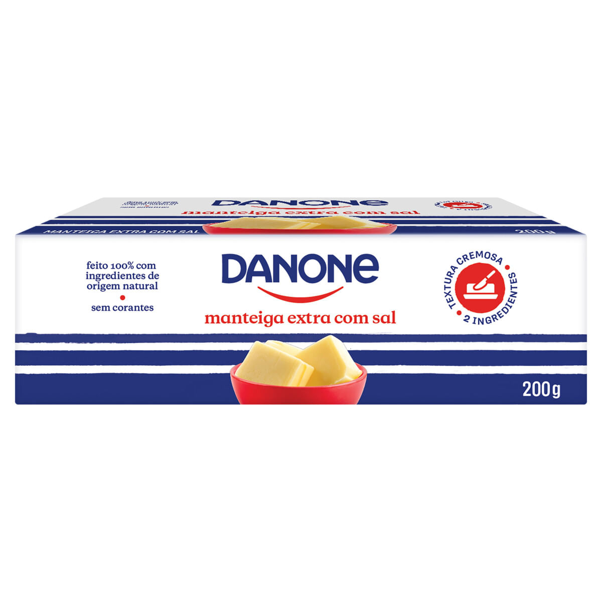 Encontraproduto.com.br - Manteiga Danone Tablete Com Sal 200g