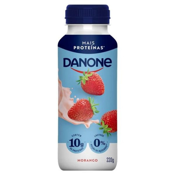 Encontraproduto.com.br - IOGURTE LIQUIDO DANONE COM PROTIEIN MORANGO 220ML