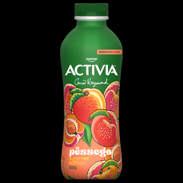 Encontraproduto.com.br - Leite Fermentado Activia Summer Edition Pêssego 800g