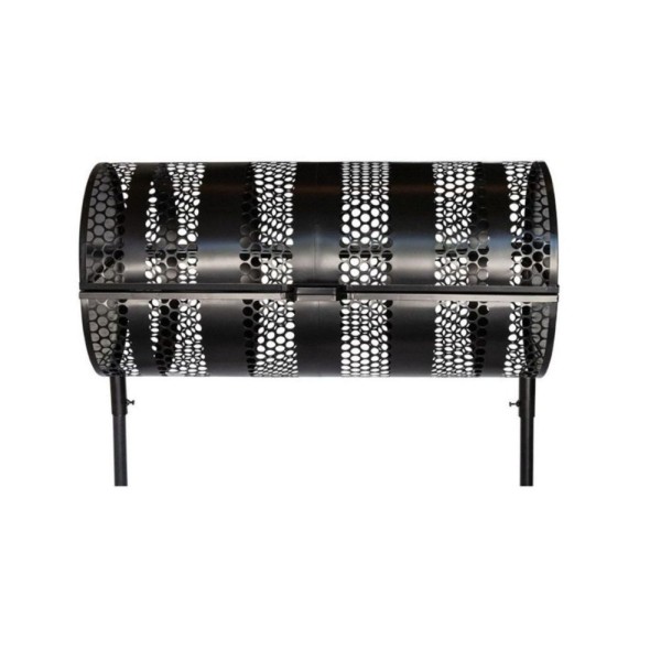 Encontraproduto.com.br - Lixeira De Rua Com Tampa Para Calçada Passeio 1mt 45x40x100cm
