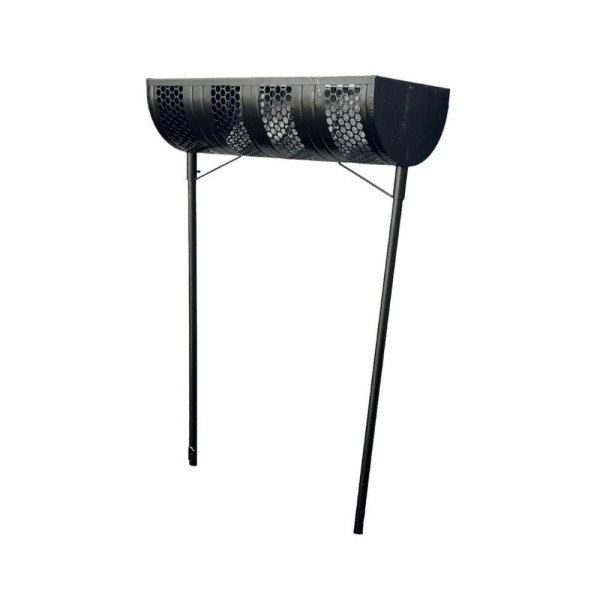 Encontraproduto.com.br - Lixeira De Rua Calçada Com Tela Reforçada 40x40x100cm