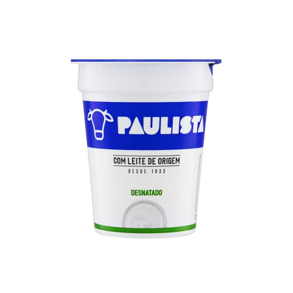 Encontraproduto.com.br - Iogurte Natural Paulista Desnatado Copo 170g