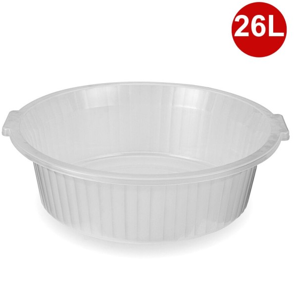 Bacia Plástica Transparente 26L