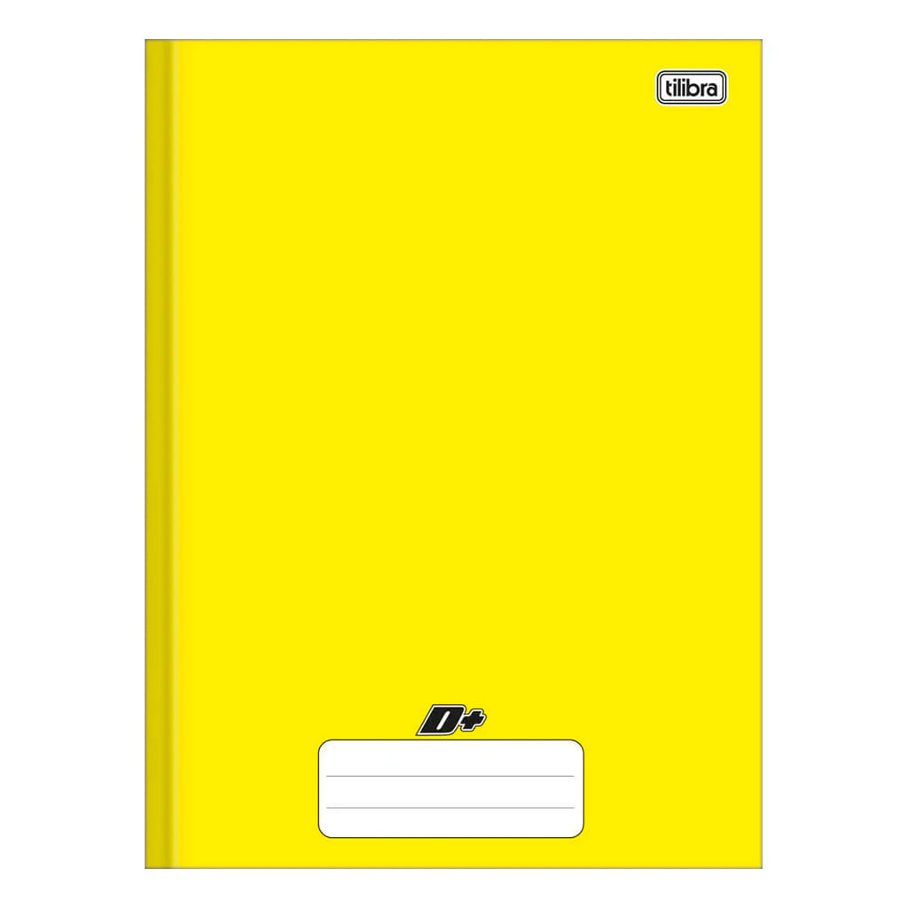 Encontraproduto.com.br - Caderno Linguagem Brochura 48 Folhas Amarelo D+ Capa Dura