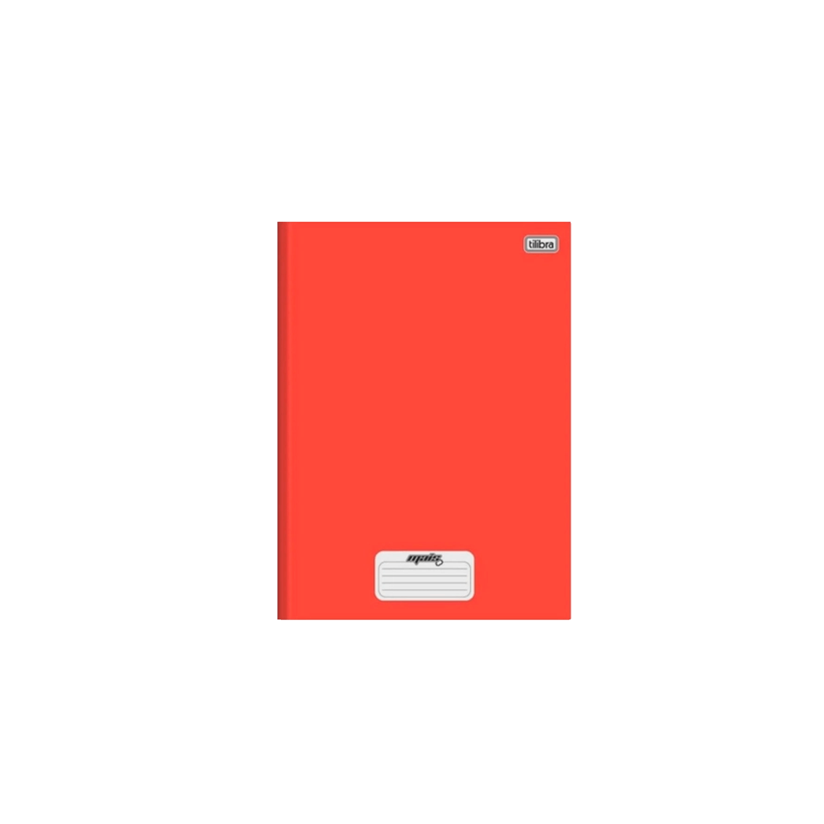 Encontraproduto.com.br - Caderno Linguagem Brochura 48 Folhas Vermelho D+ Capa Dura