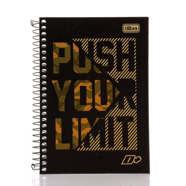 Encontraproduto.com.br - Caderno Linguagem Espiral 96 Folhas Capa Dura