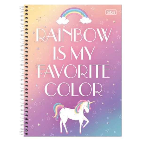 Encontraproduto.com.br - Caderno Universitário Tilibra Espiral Capa Dura Blink 10 Matérias Capas Diversas - Item Sortido