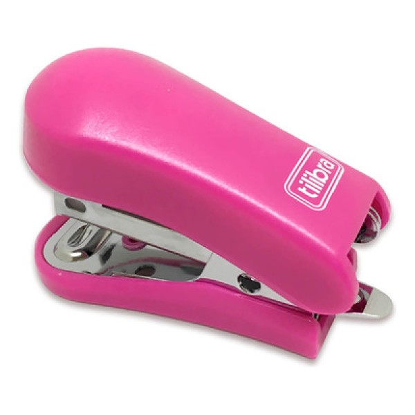 Encontraproduto.com.br - Mini Grampeador com Extrator - 12 Folhas - Preto - Tilibra