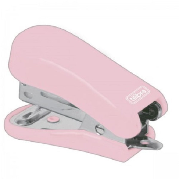 Encontraproduto.com.br - Grampeador Rosa Mini Para 12 Folhas