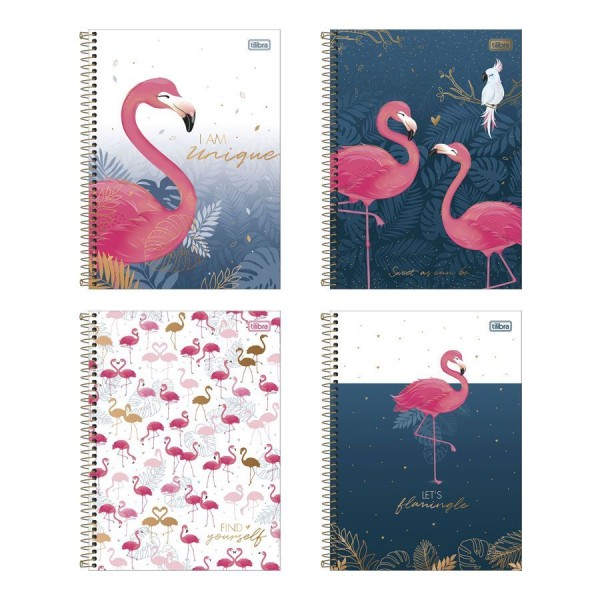 Encontraproduto.com.br - Caderno Universitário Tilibra Capa Dura Aloha 10 Matérias 160 Folhas