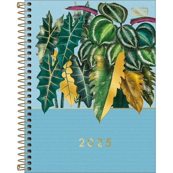 Encontraproduto.com.br - Planner 2025 Naturalis Espiral Diversas Estampas