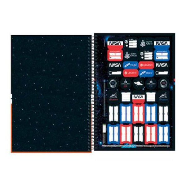Encontraproduto.com.br - Caderno Universitário 1 Matéria Nasa 80f Sortido - Tilibra