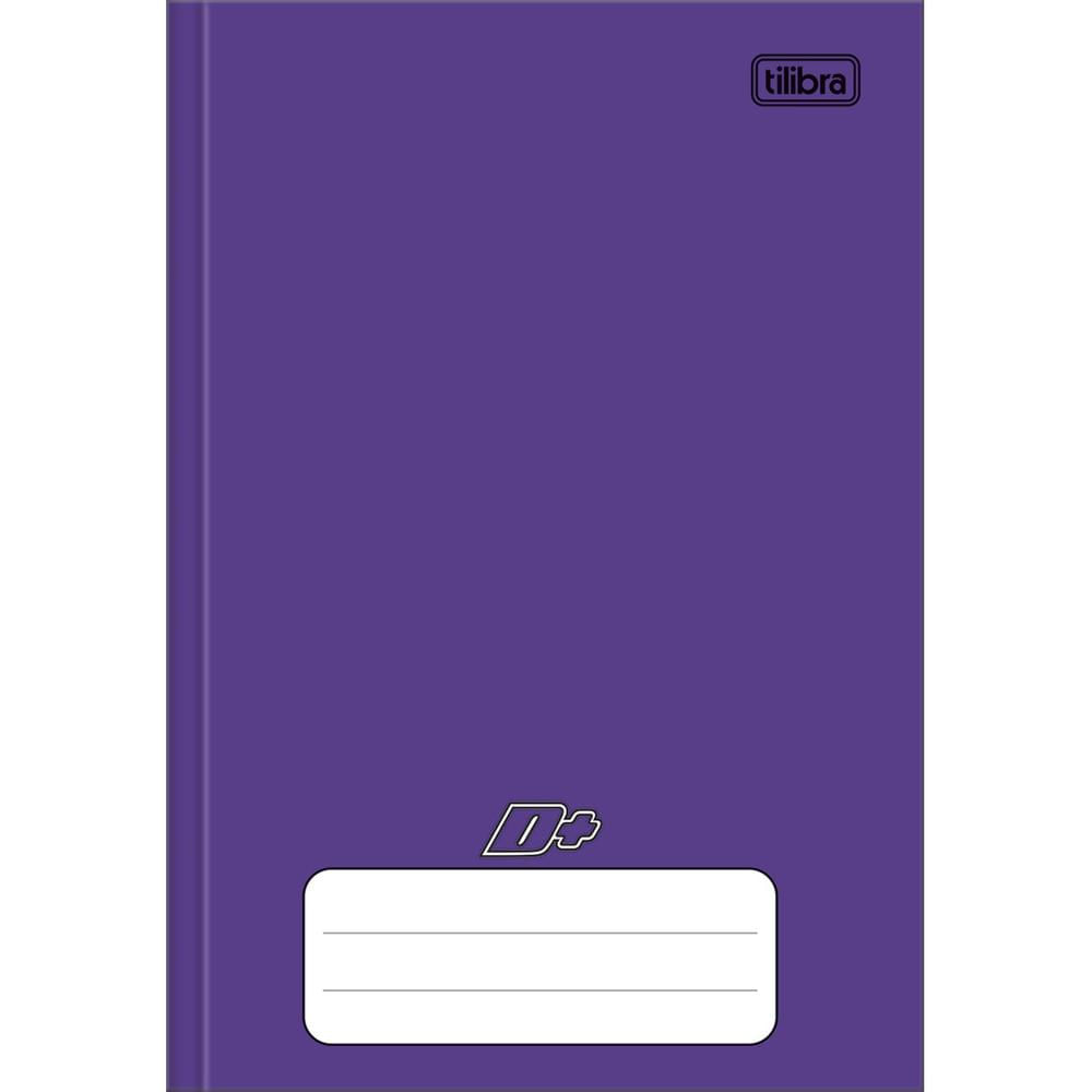 Caderno Linguagem Brochura 48 Folhas Capa Dura Roxo D+