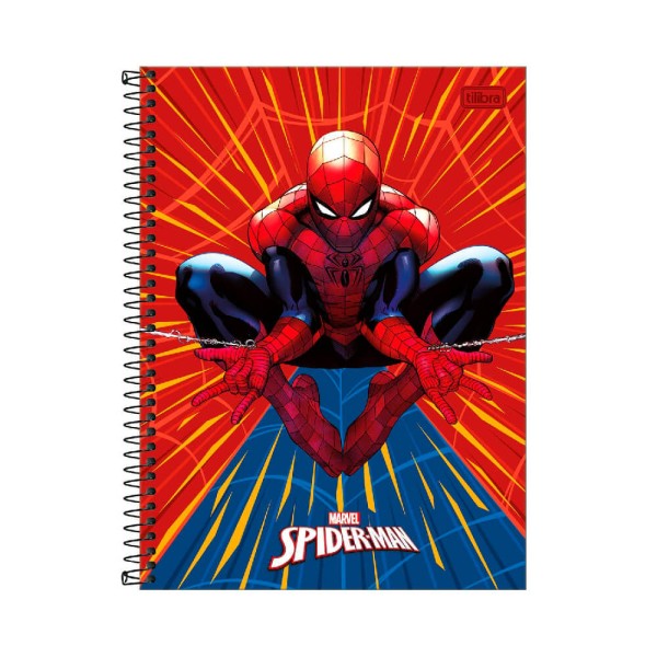 Encontraproduto.com.br - Caderno Universitário 10 Matérias Spider Man Game 160f Sortido - Tilibra