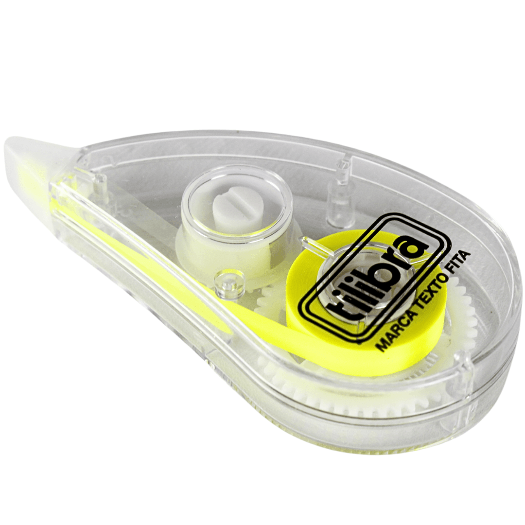 Encontraproduto.com.br - Marca Texto Fita Amarelo 5mmx6m - Tilibra