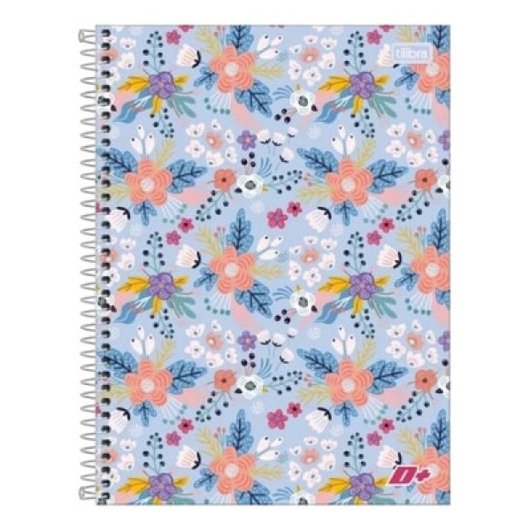 Encontraproduto.com.br - Caderno Espiral Universitário Capa Dura Tilibra Mais + Feminino 20 Matérias, 400 Folhas (Emb. contém 2un.)