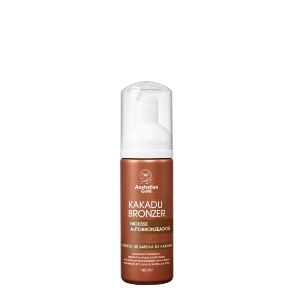 Mousse Autobronzeador Kakadu Bronzer Australian Gold - 140ml
