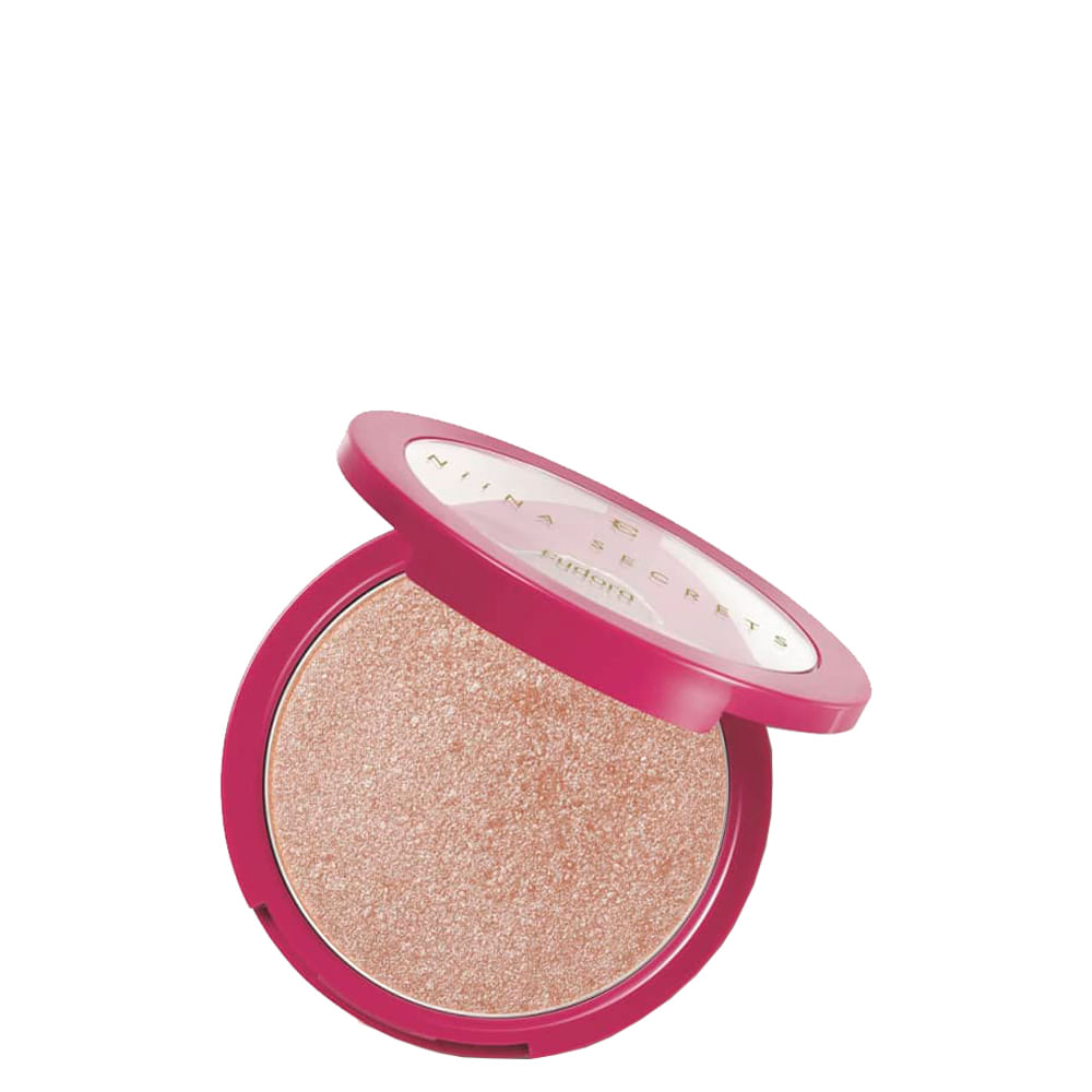Encontraproduto.com.br - Iluminador Power Glow 10g Rose - Niina Secrets