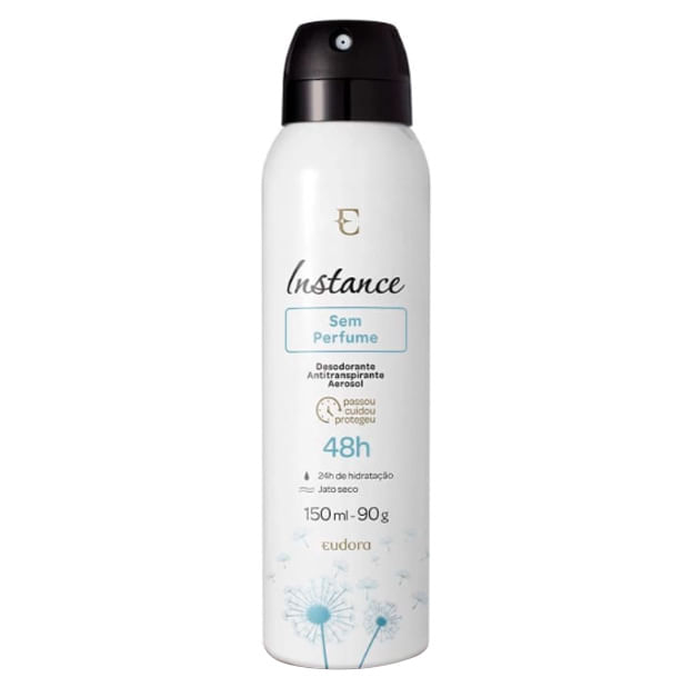 Encontraproduto.com.br - Eudora Instance Sem Perfume Desodorante Aerosol 150ml