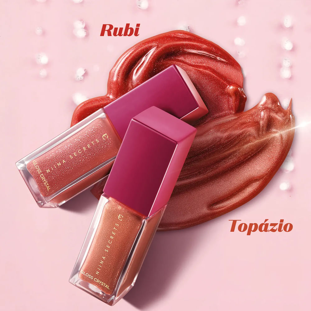 Encontraproduto.com.br - Gloss Crystal Niina Secrets Topazio 7ml