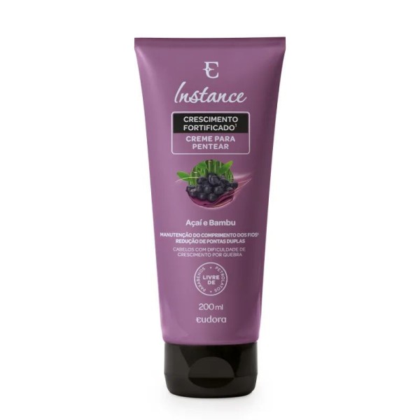 Encontraproduto.com.br - Creme Para Pentear Instance Crescimento Fortificado Açaí E Bambu 200ml