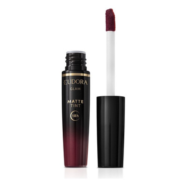 Encontraproduto.com.br - Batom Líquido Eudora Glam Matte Tint Castanho Divino 4ml