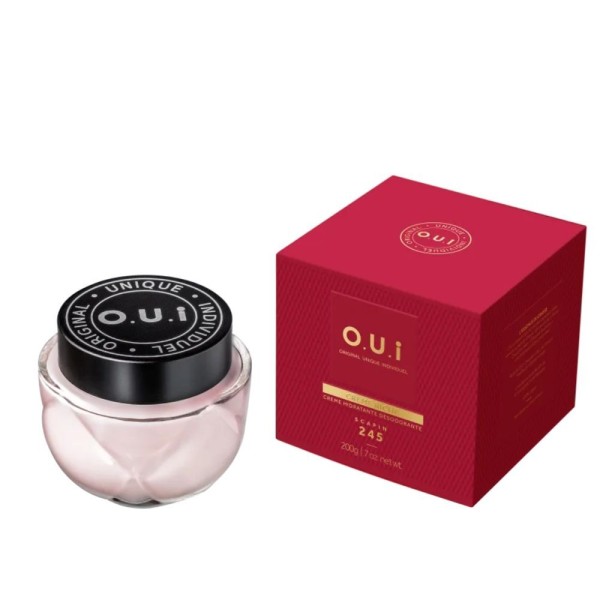 Encontraproduto.com.br - O.U.I Crème Riche Scapin 245 Intense - Creme Hidratante Desodorante 200g