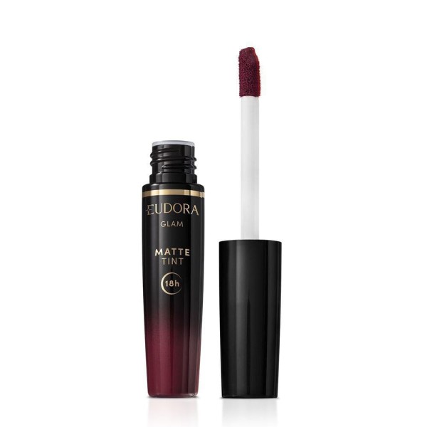 Encontraproduto.com.br - Batom Líquido Eudora Glam Matte Tint Vinho Sublime 4ml