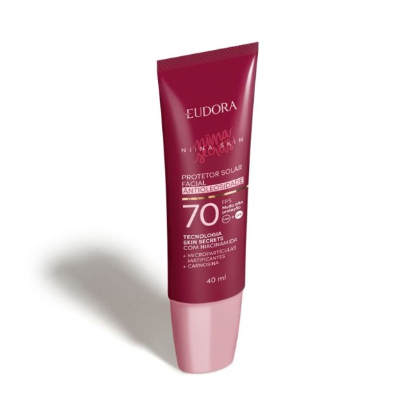 Encontraproduto.com.br - Protetor Solar Facial Antioleosidade Fps 70 Niina Skin 40ml
