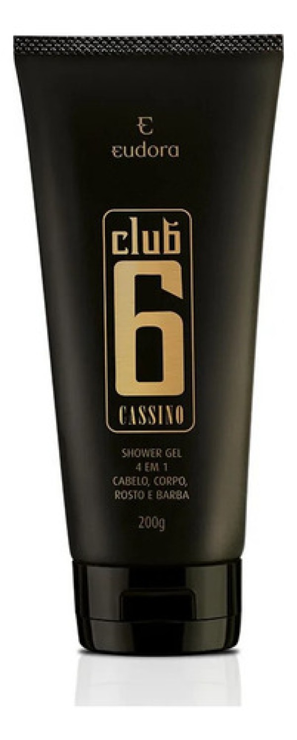 Eudora Club 6 Cassino Shower Gel 4 em 1 200ml